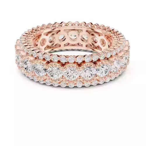 Eternity Band Ring 3dm stl renders animation videos details