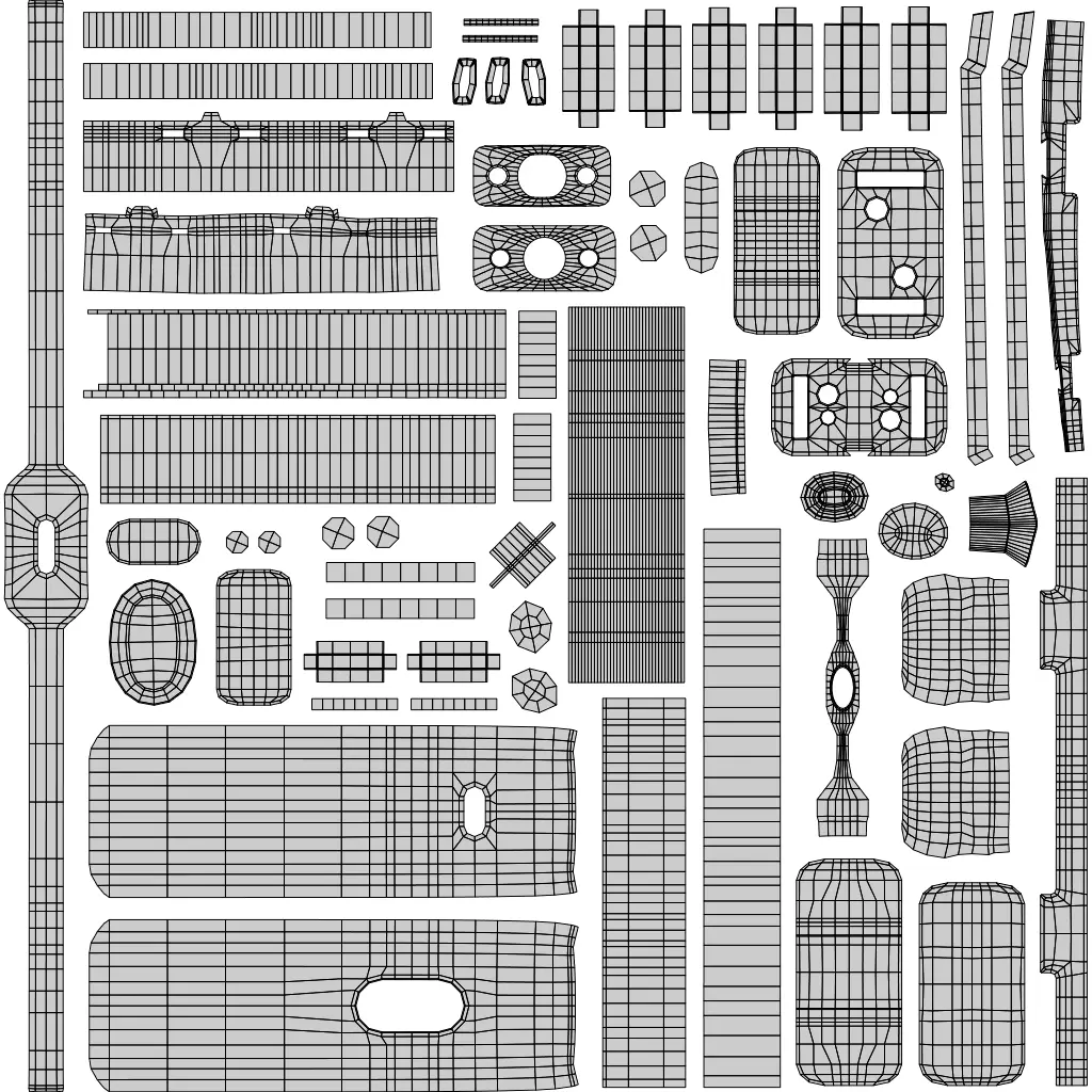 E-cigarette Vape Pod Xros 4 Mini System Low-poly 3D model_6
