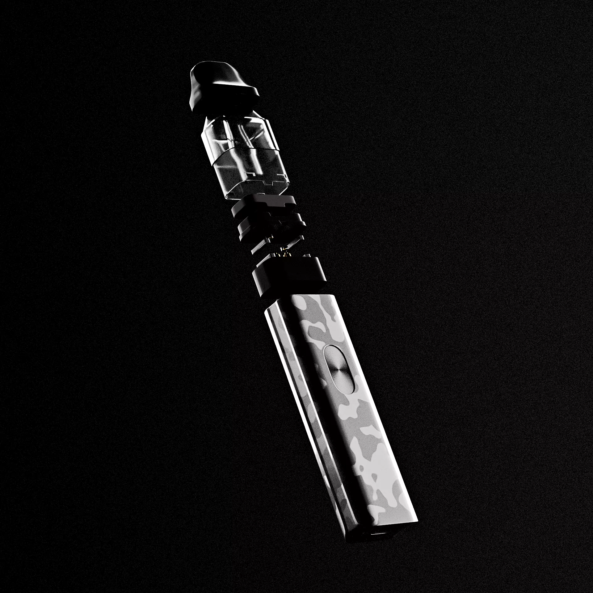 E-cigarette Vape Pod Xros 4 Mini System Low-poly 3D model_2