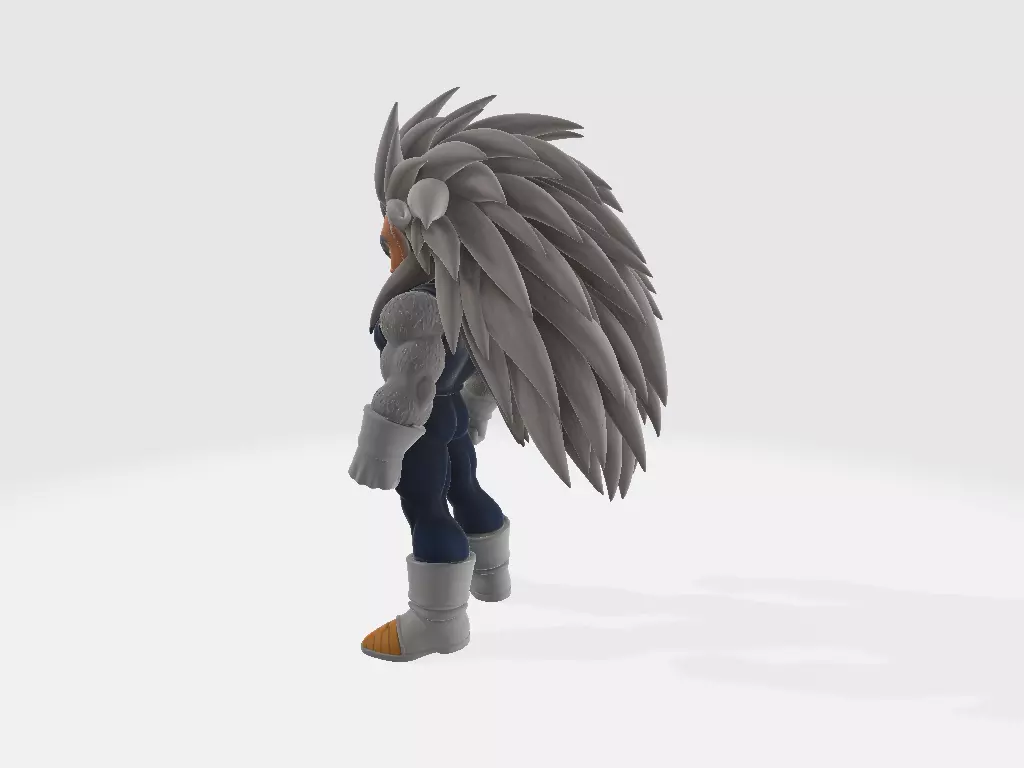 Dragon Ball Z Super Sayajin 5 FanArt 3D print model_2