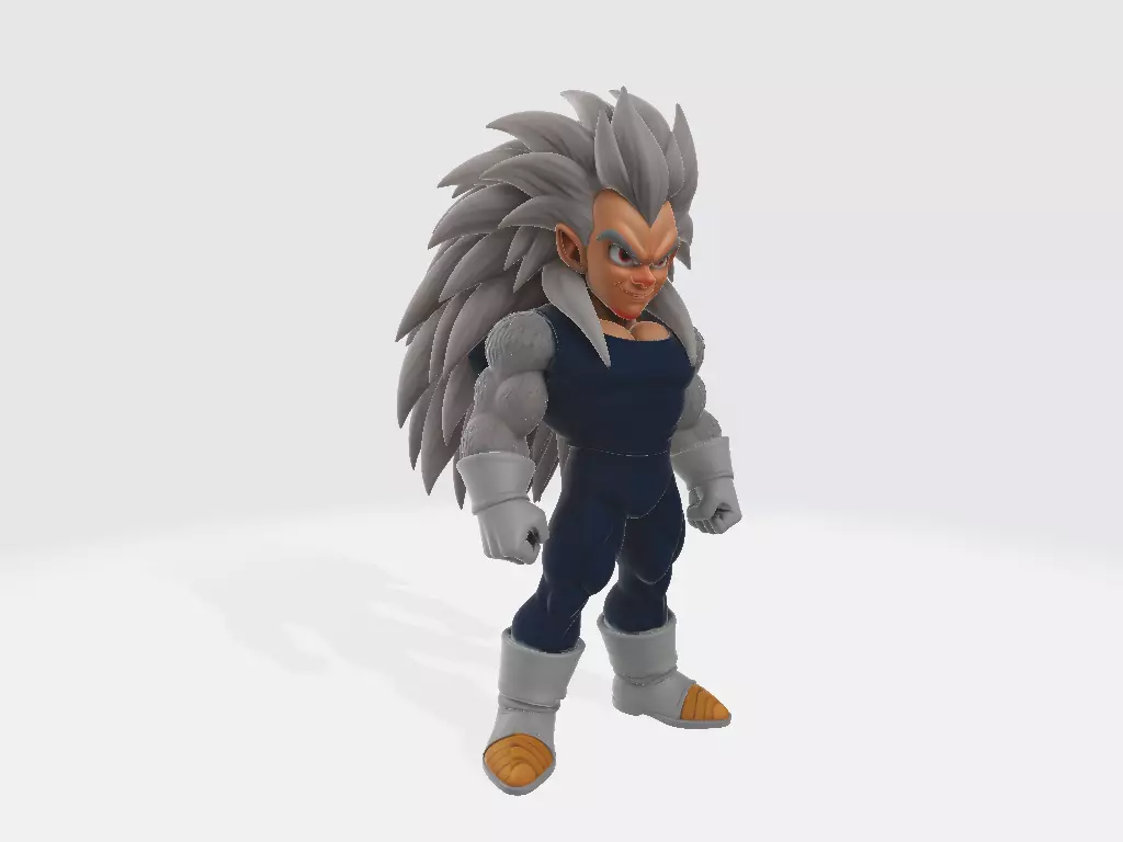 Dragon Ball Z Super Sayajin 5 FanArt 3D print model_0