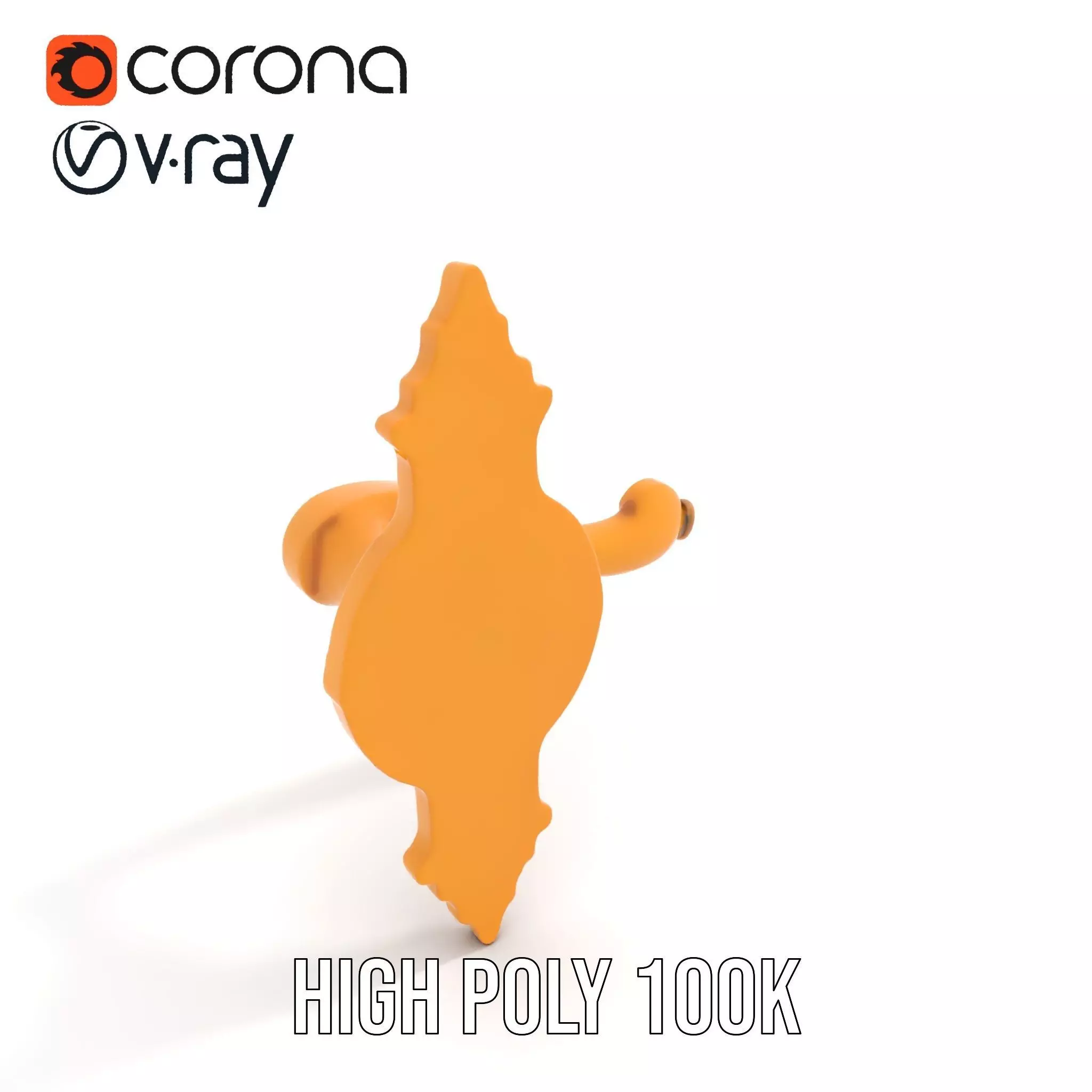 Ornate Gold Door Handle model pack Low-poly 3D model_21