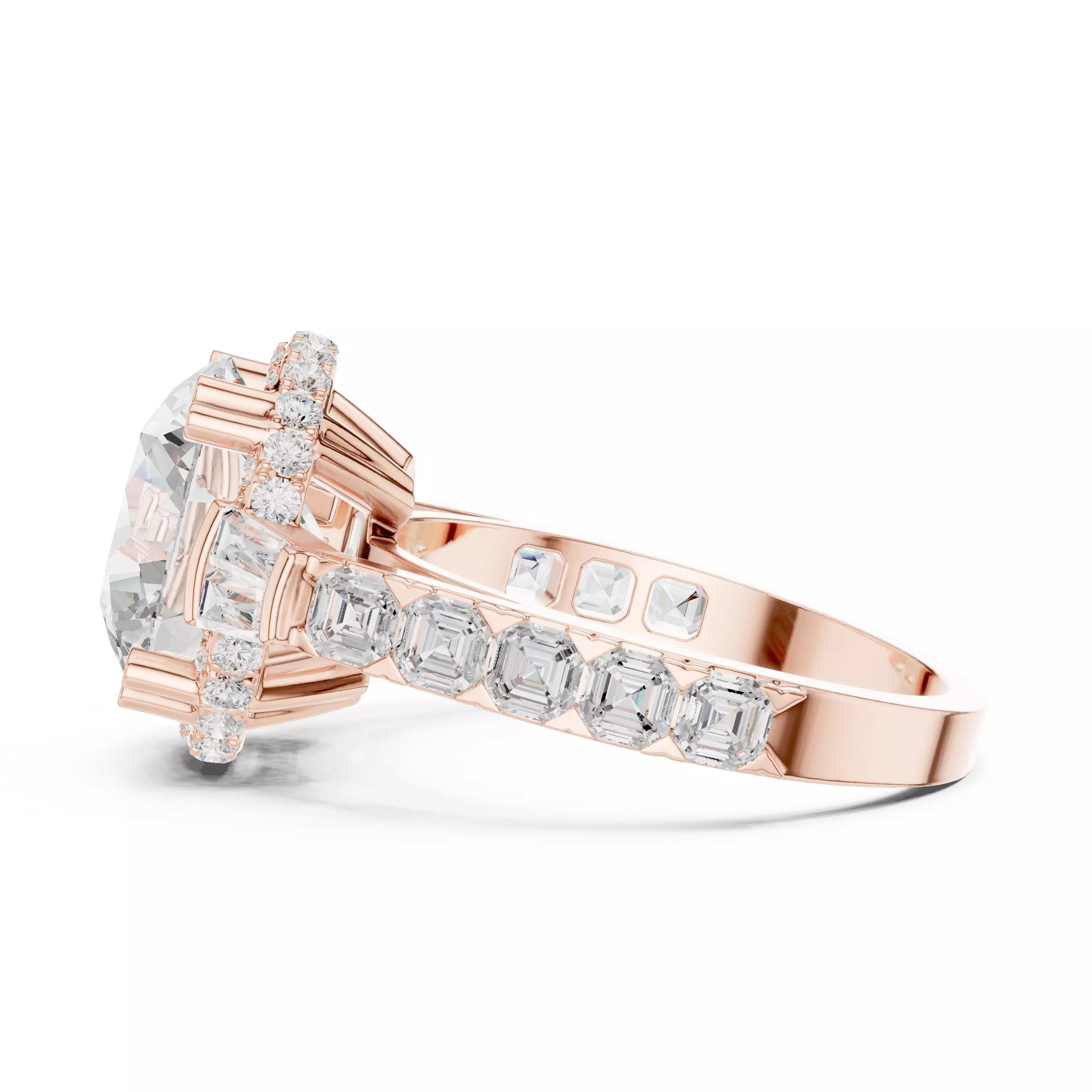 Prime Solitaire Ring 3dm stl renders animation videos details  3D print model_5