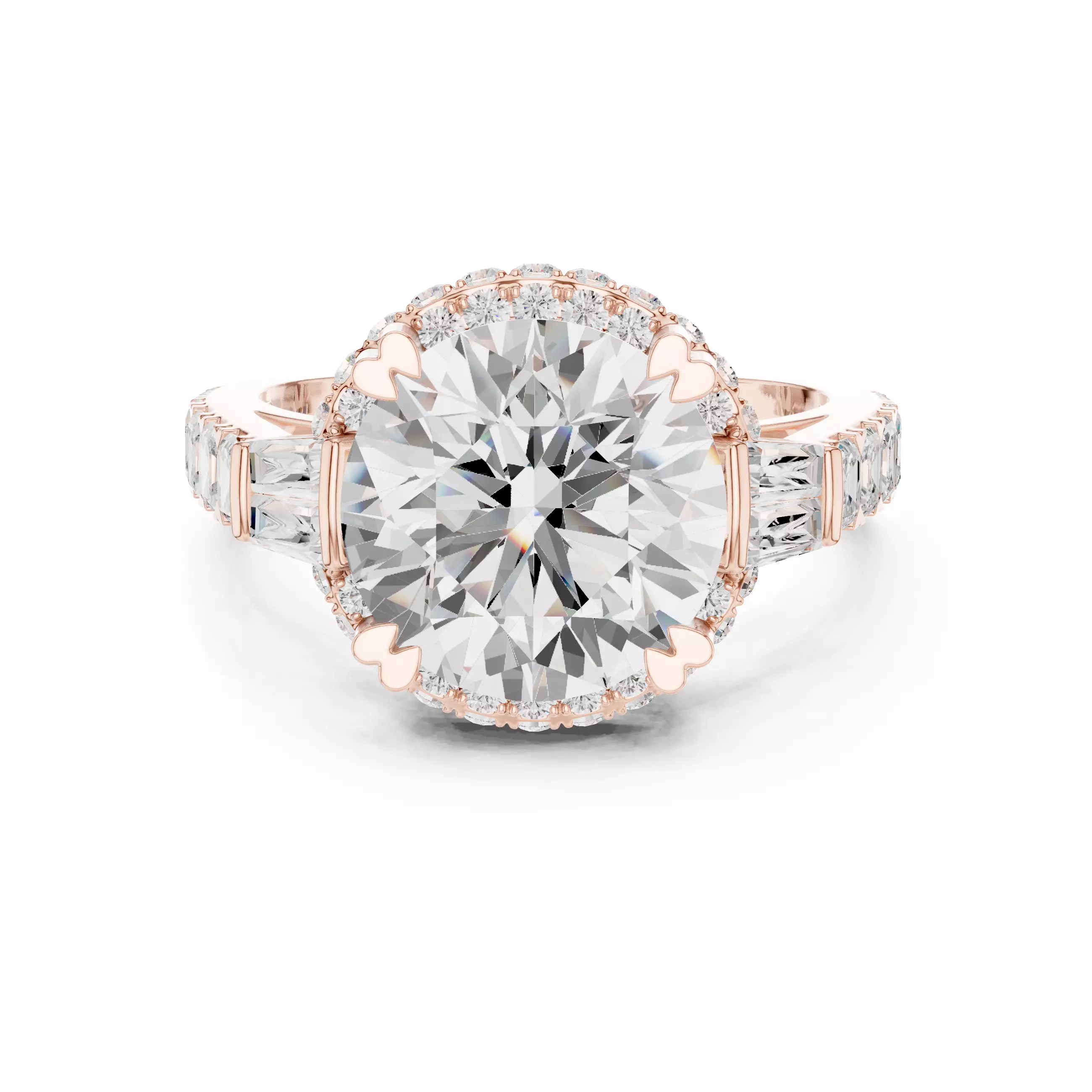 Prime Solitaire Ring 3dm stl renders animation videos details  3D print model_0