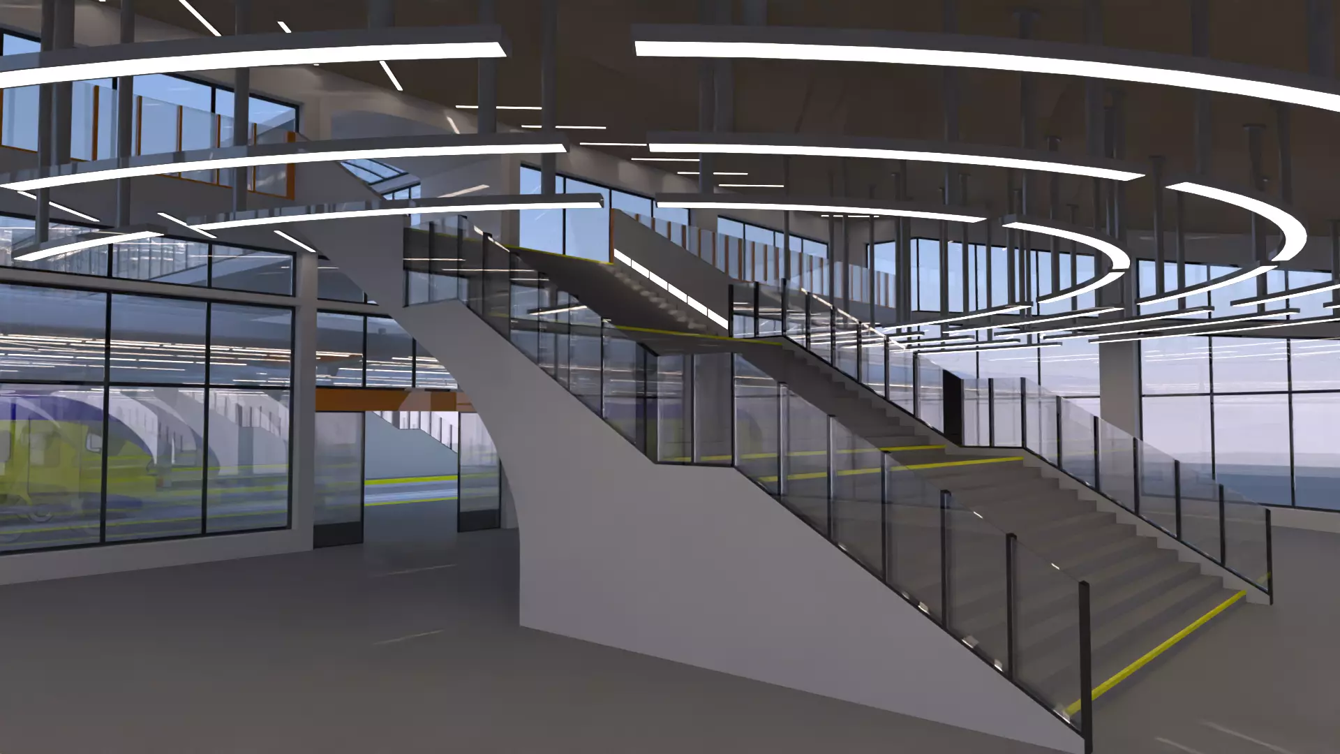 Station with Pesa Link II 3D model_4