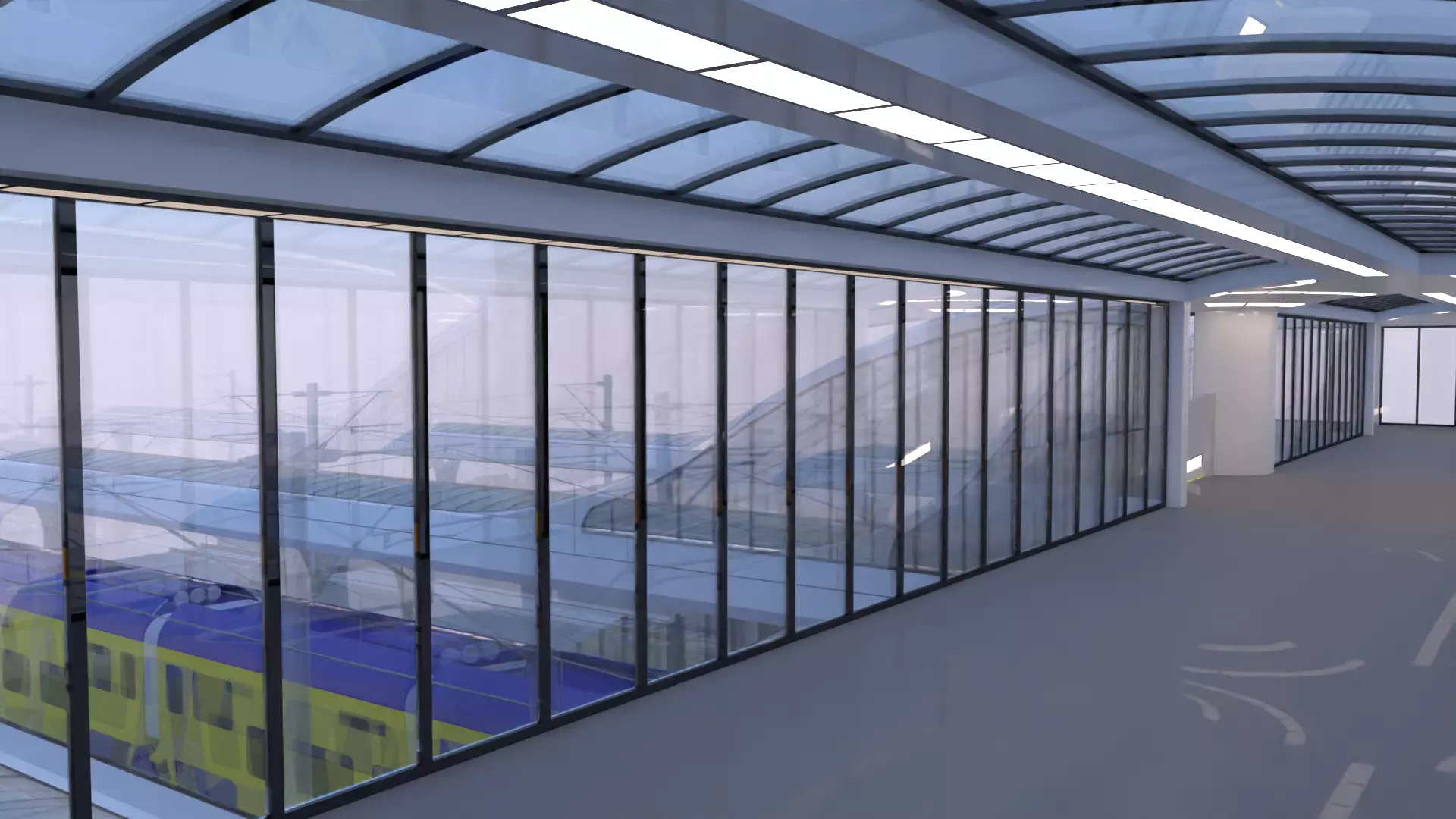 Station with Pesa Link II 3D model_6