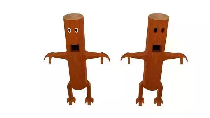 Monster Log Character