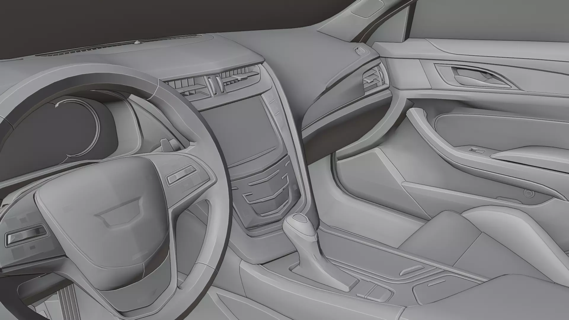 Cadillac CTS V 3D print model_10