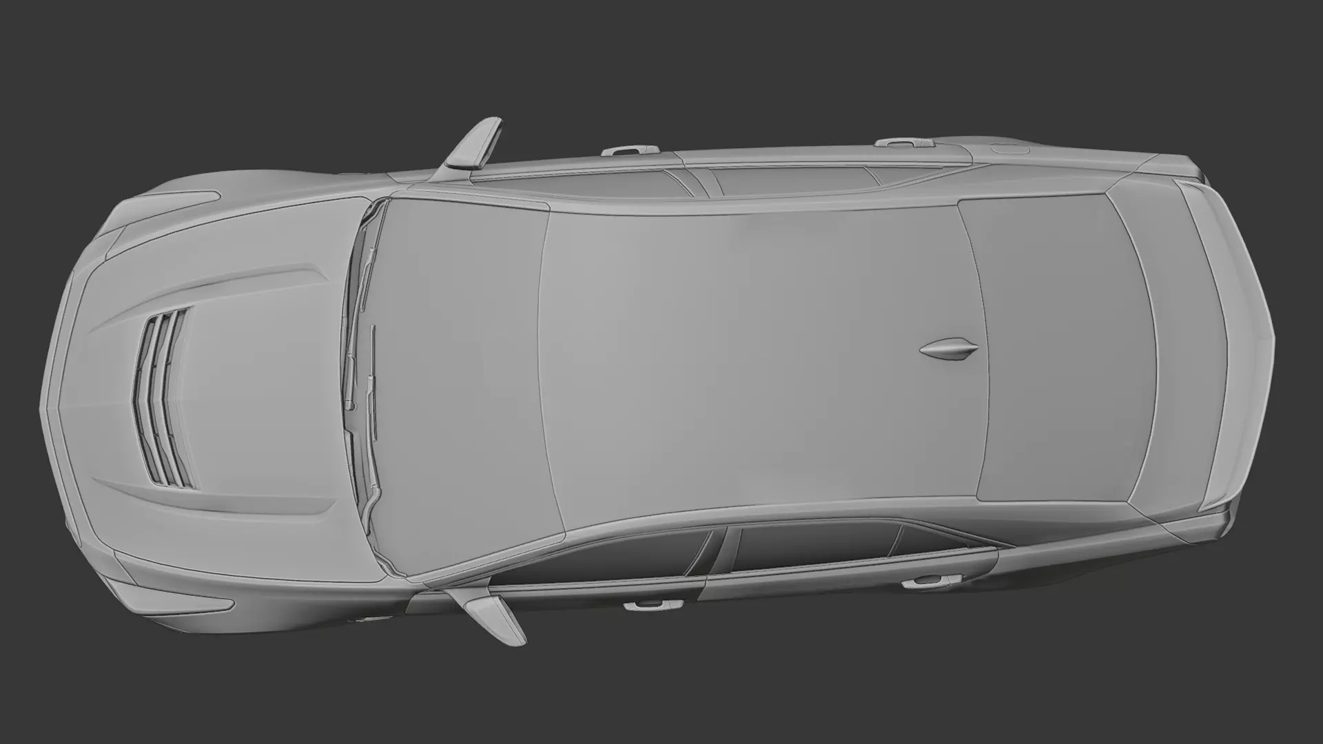 Cadillac CTS V 3D print model_7