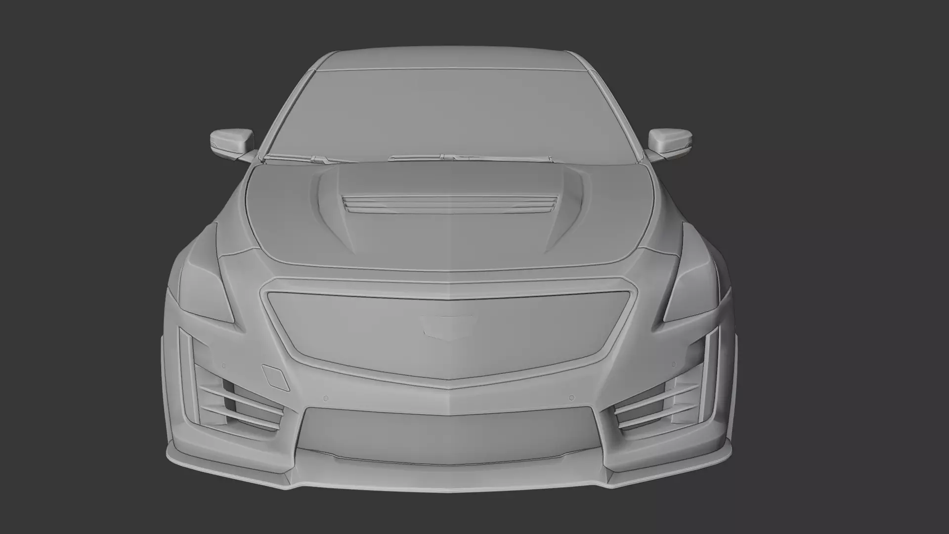 Cadillac CTS V 3D print model_8