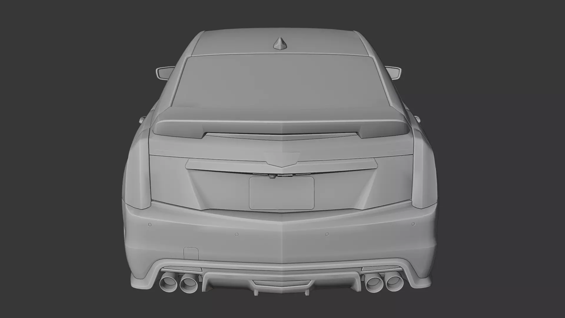 Cadillac CTS V 3D print model_11