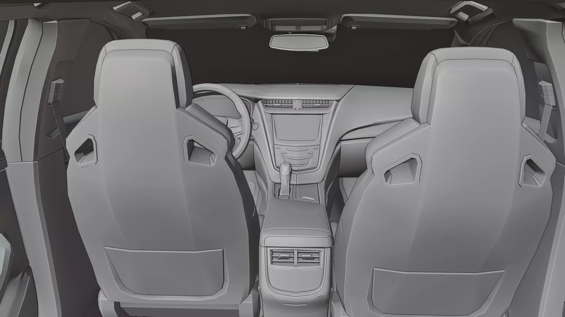 Cadillac CTS V 3D print model_4