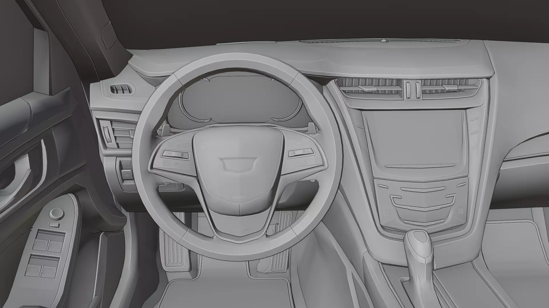 Cadillac CTS V 3D print model_2