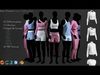 20 Piece Women Sportswear Clothing Pack 3D model_1