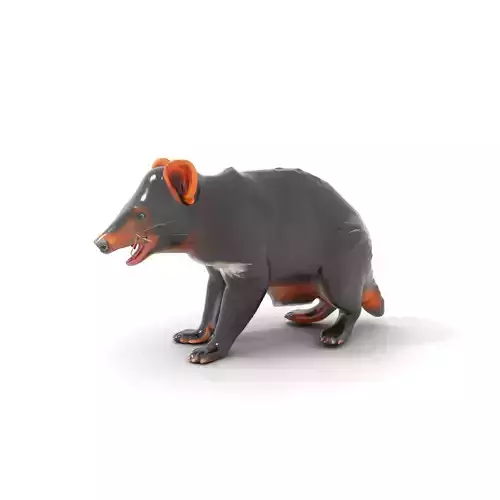 Tasmanian Devil Realistic model pack