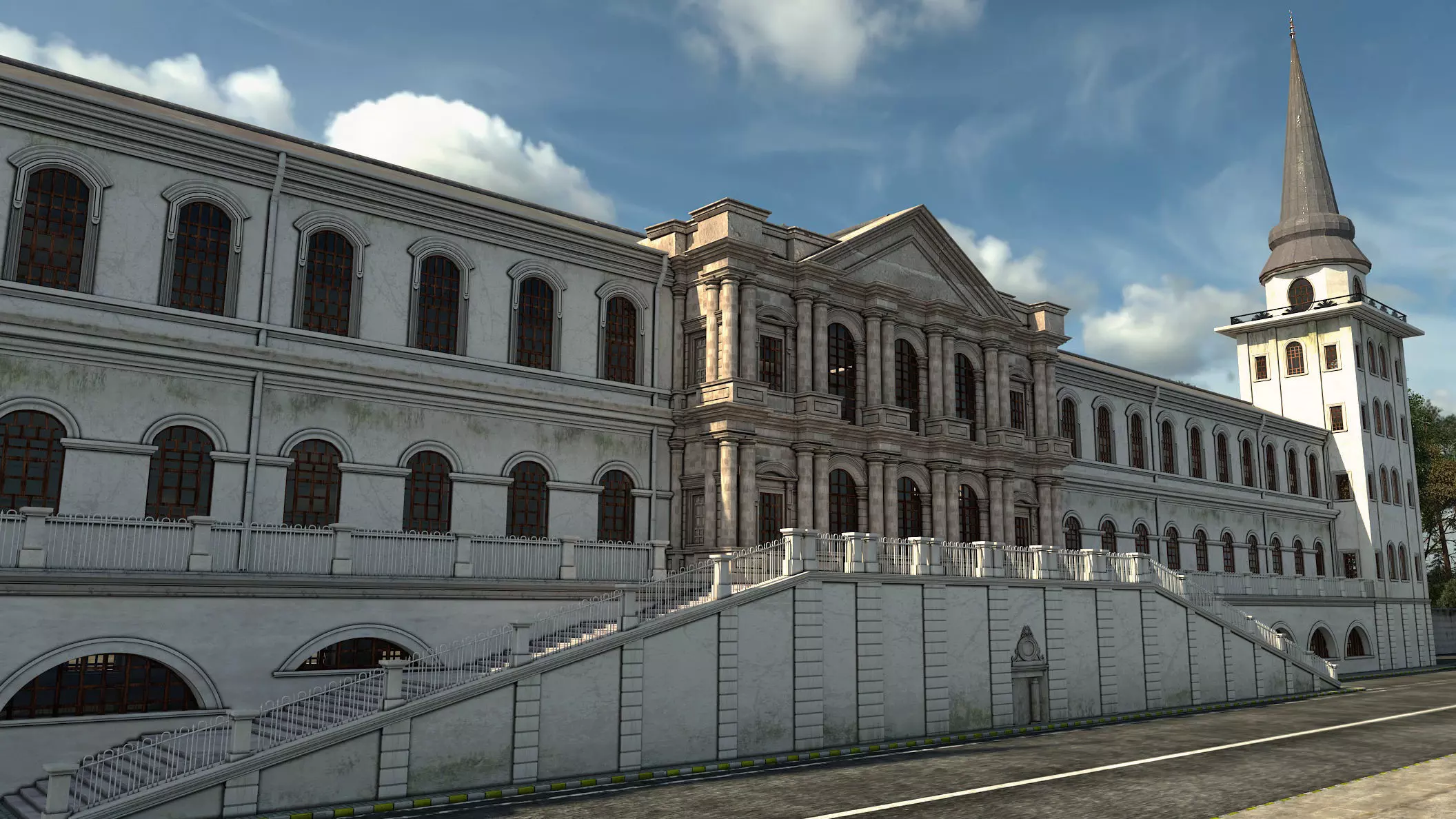 Kuleli Askeri Lisesi - Kuleli Military High School 3D model_7