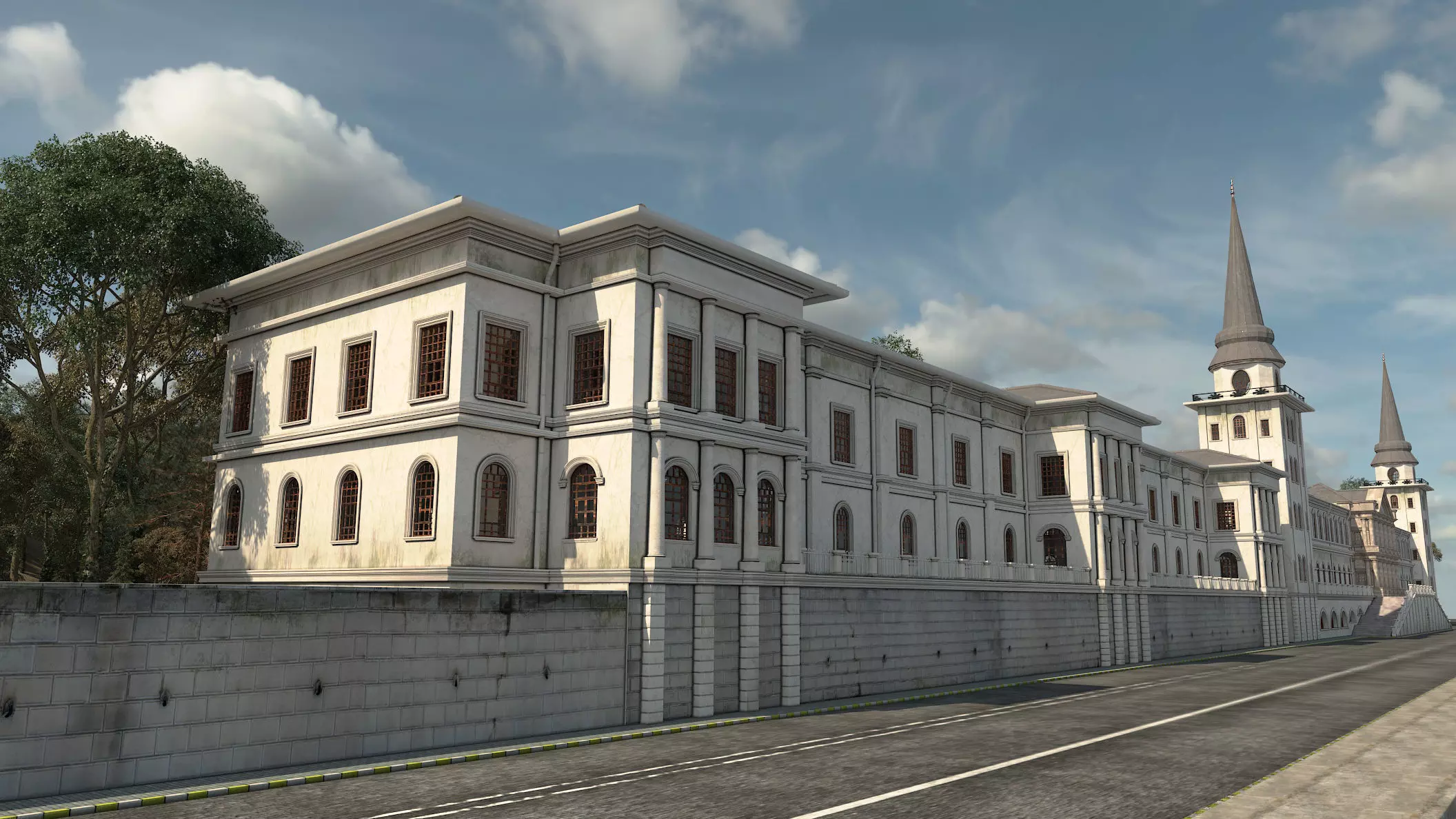 Kuleli Askeri Lisesi - Kuleli Military High School 3D model_6