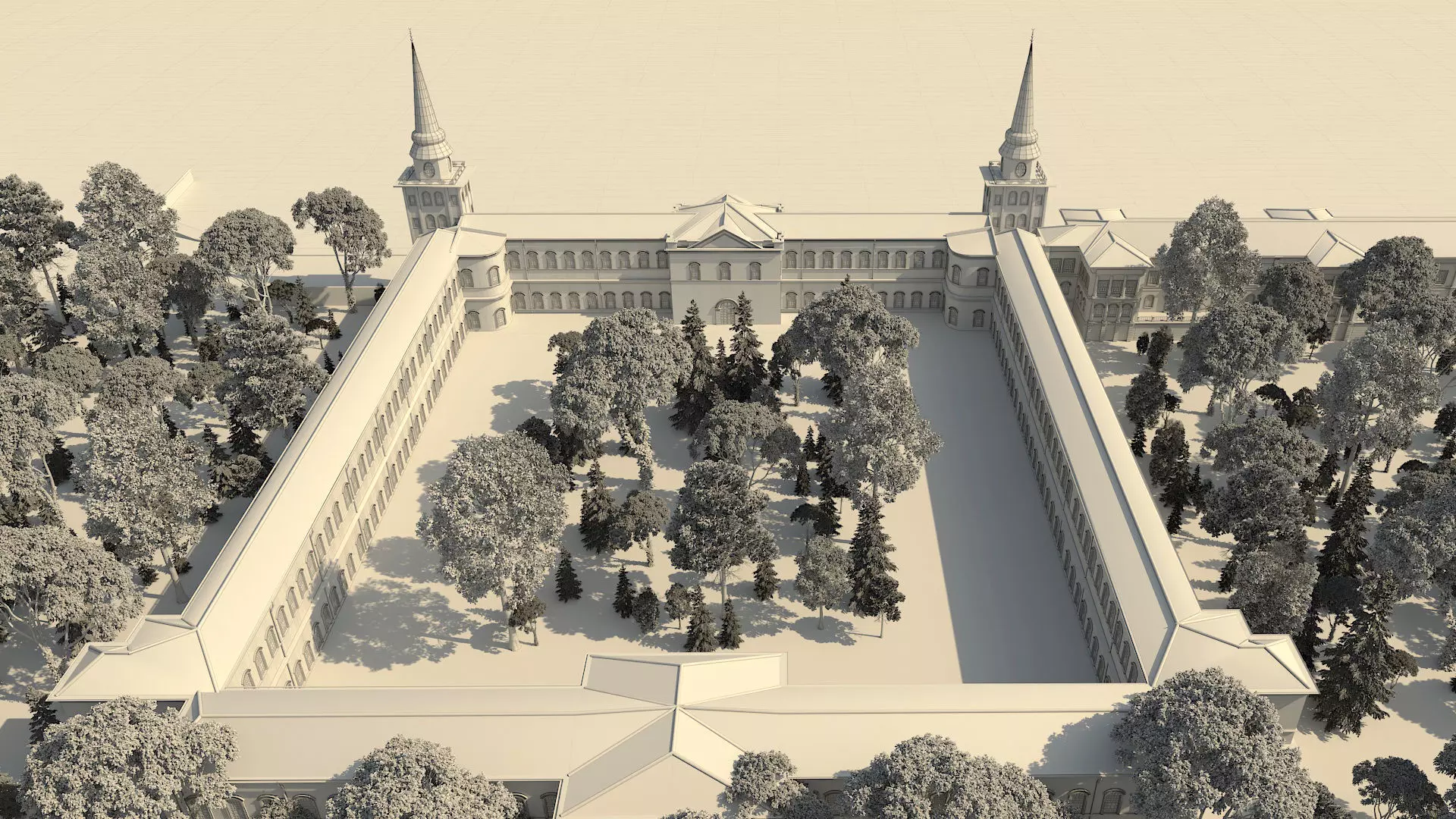 Kuleli Askeri Lisesi - Kuleli Military High School 3D model_25