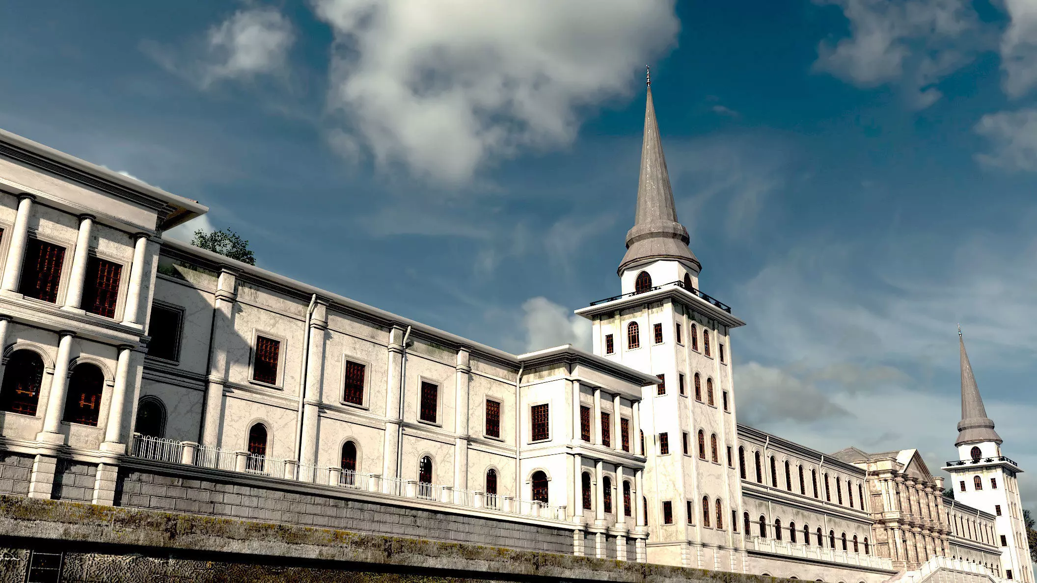 Kuleli Askeri Lisesi - Kuleli Military High School 3D model_4