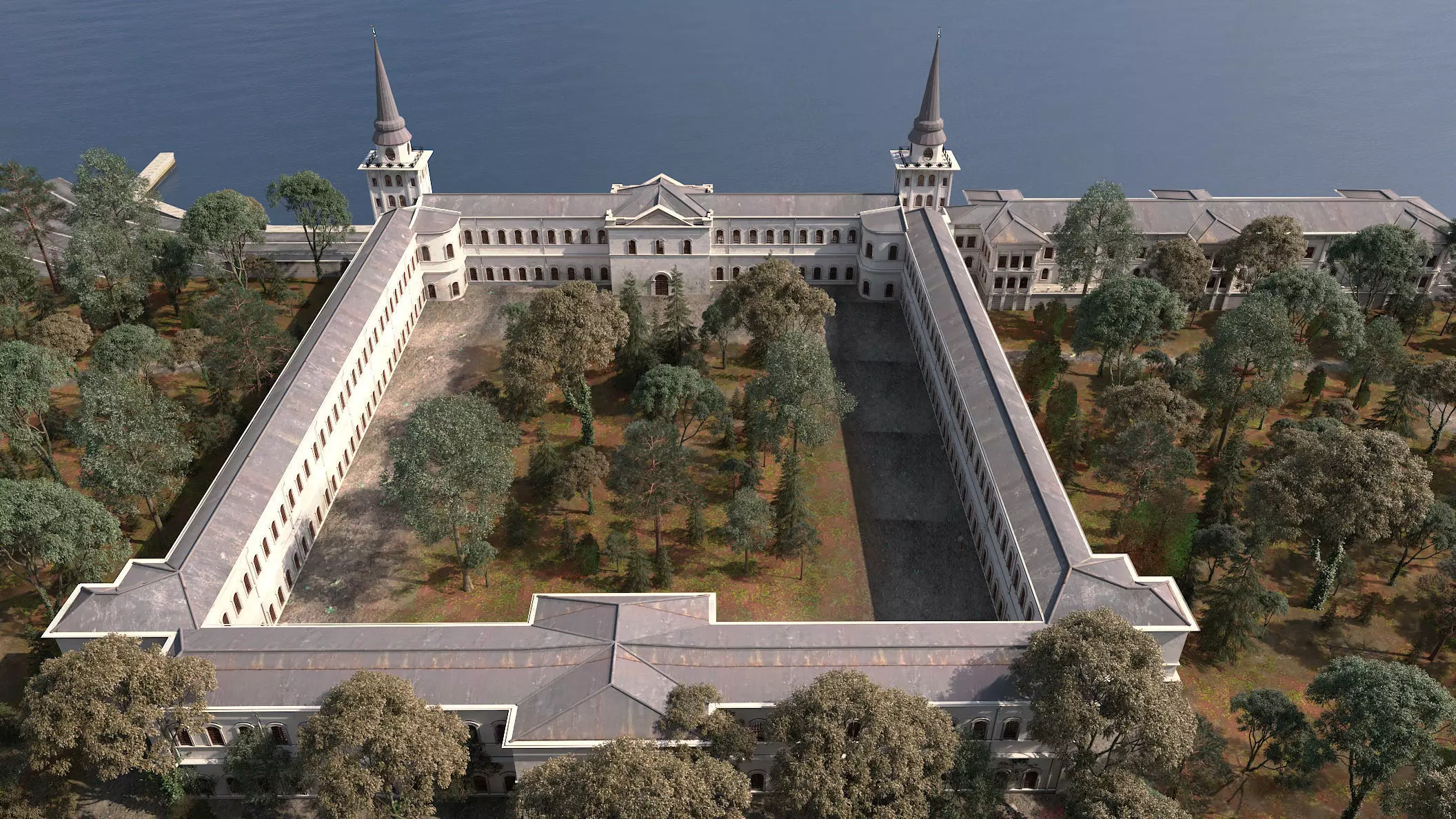 Kuleli Askeri Lisesi - Kuleli Military High School 3D model_8