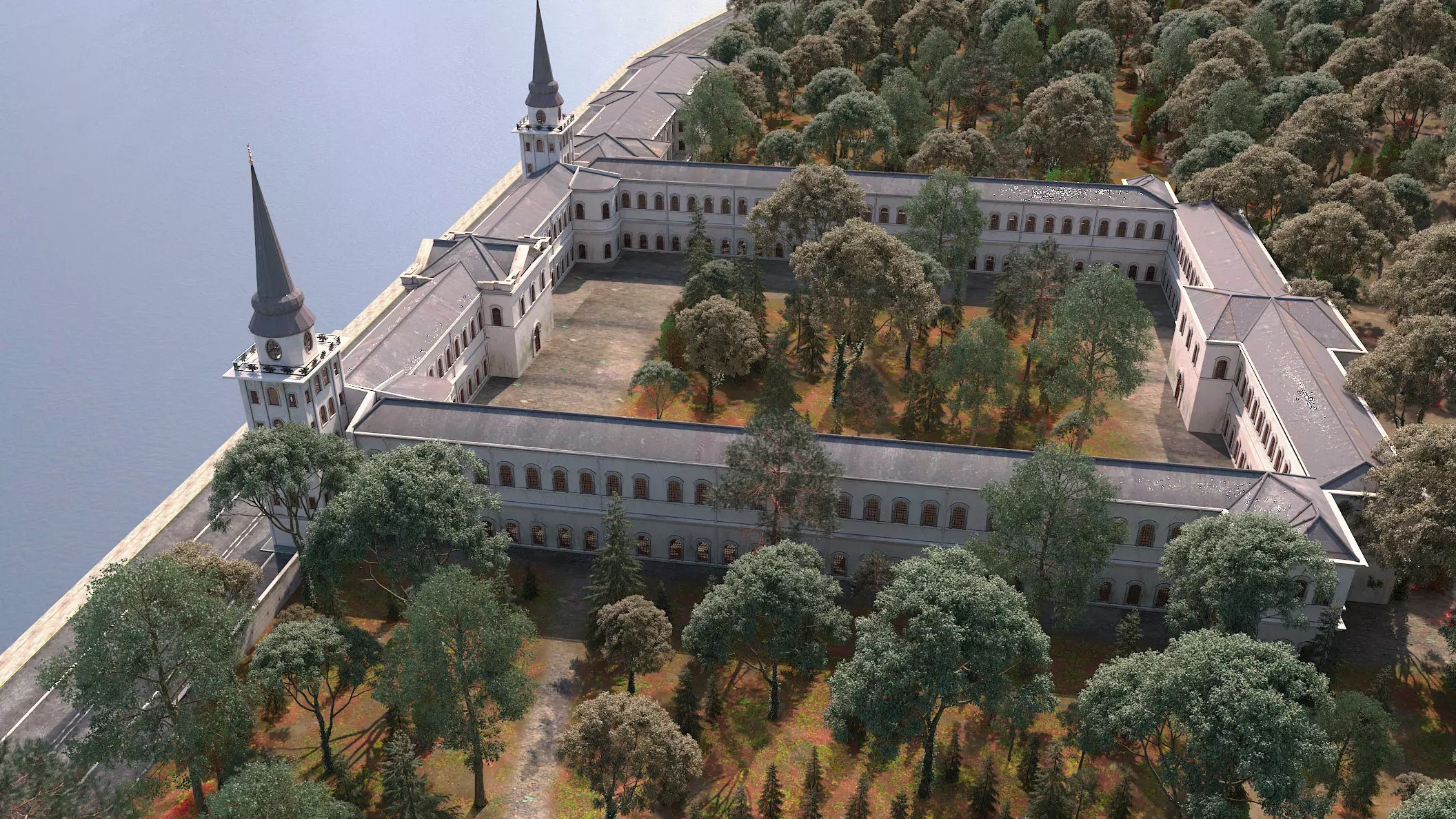 Kuleli Askeri Lisesi - Kuleli Military High School 3D model_9