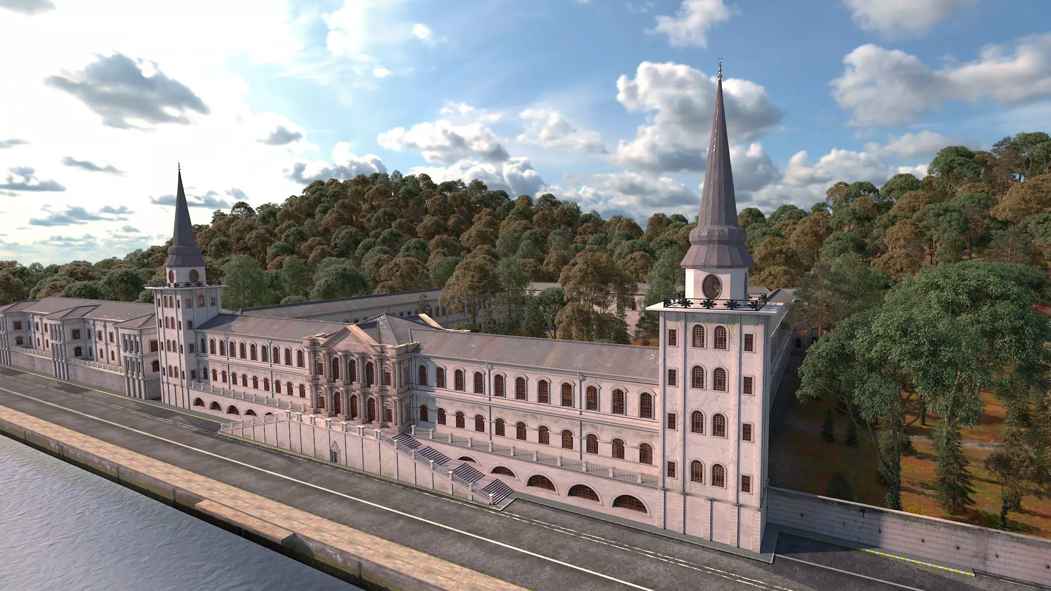 Kuleli Askeri Lisesi - Kuleli Military High School 3D model_10