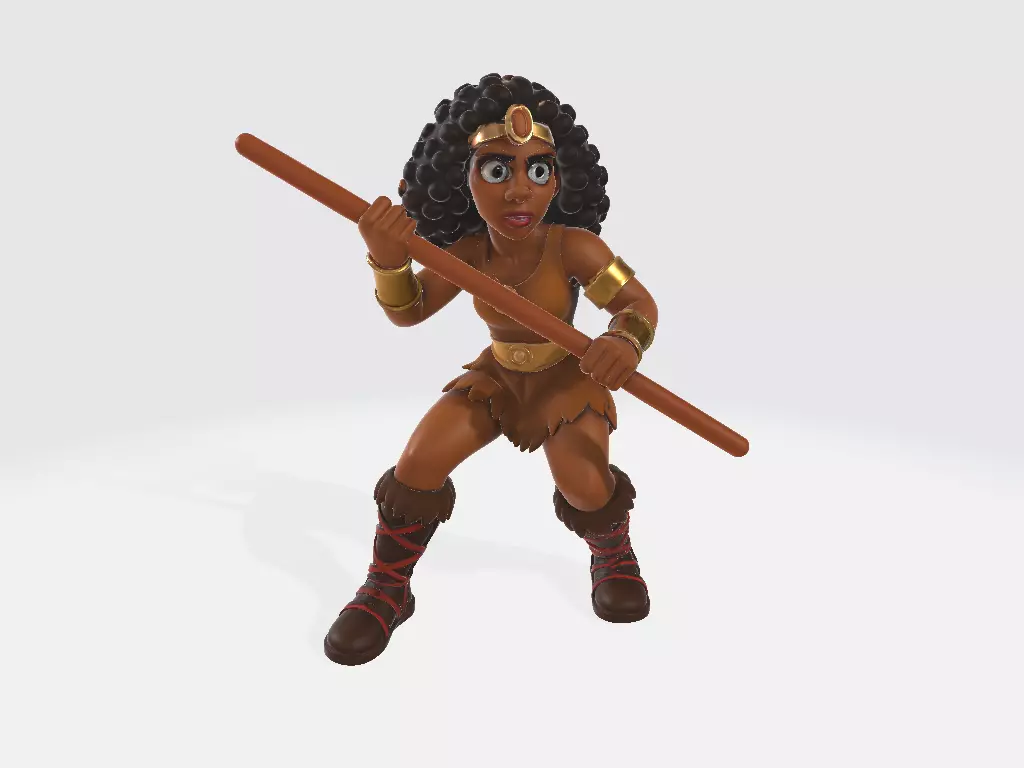 Dungeons Dragons Diana 3D print model_0