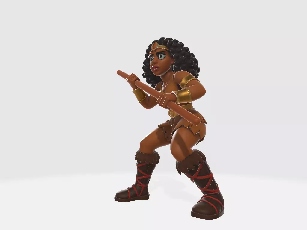 Dungeons Dragons Diana 3D print model_4