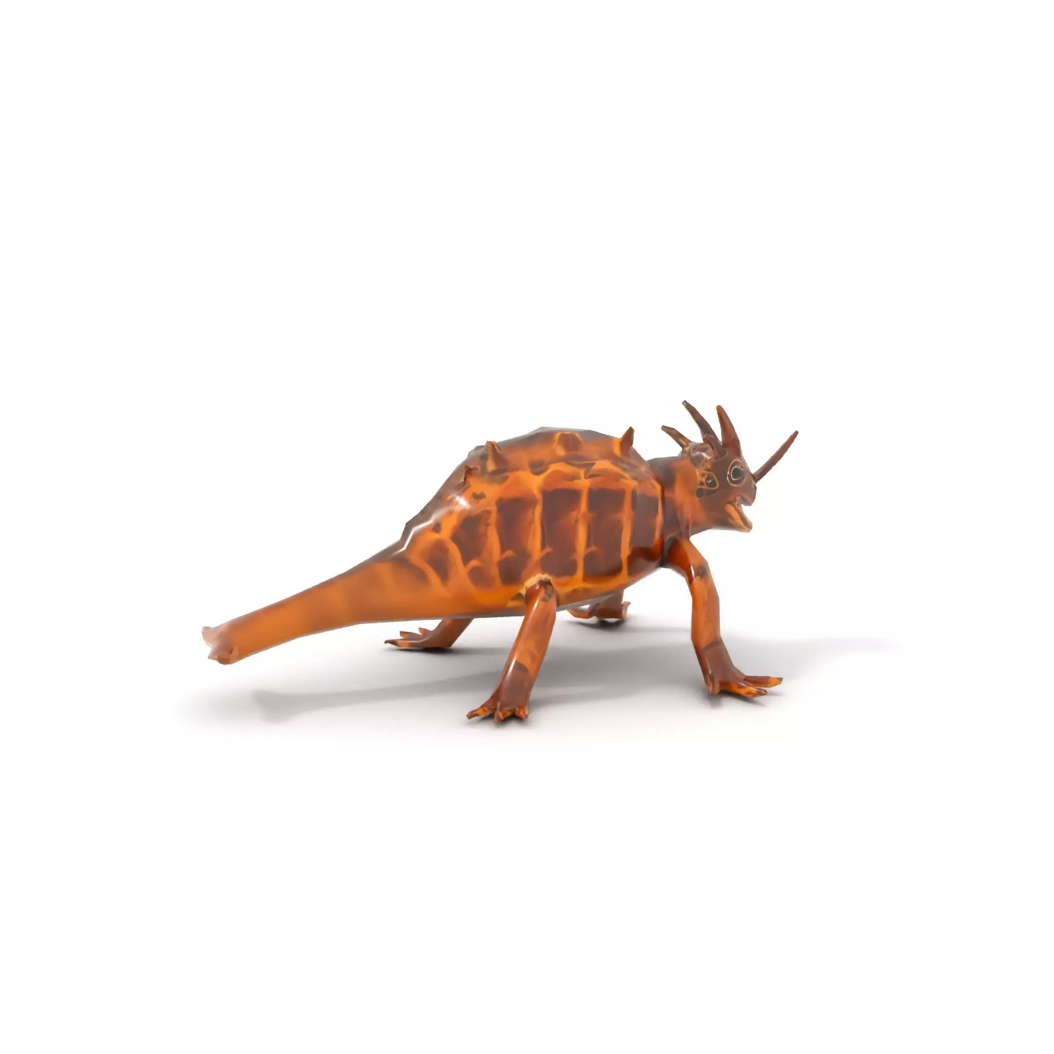 Spiky Horned Lizard model pack Low-poly 3D model_23