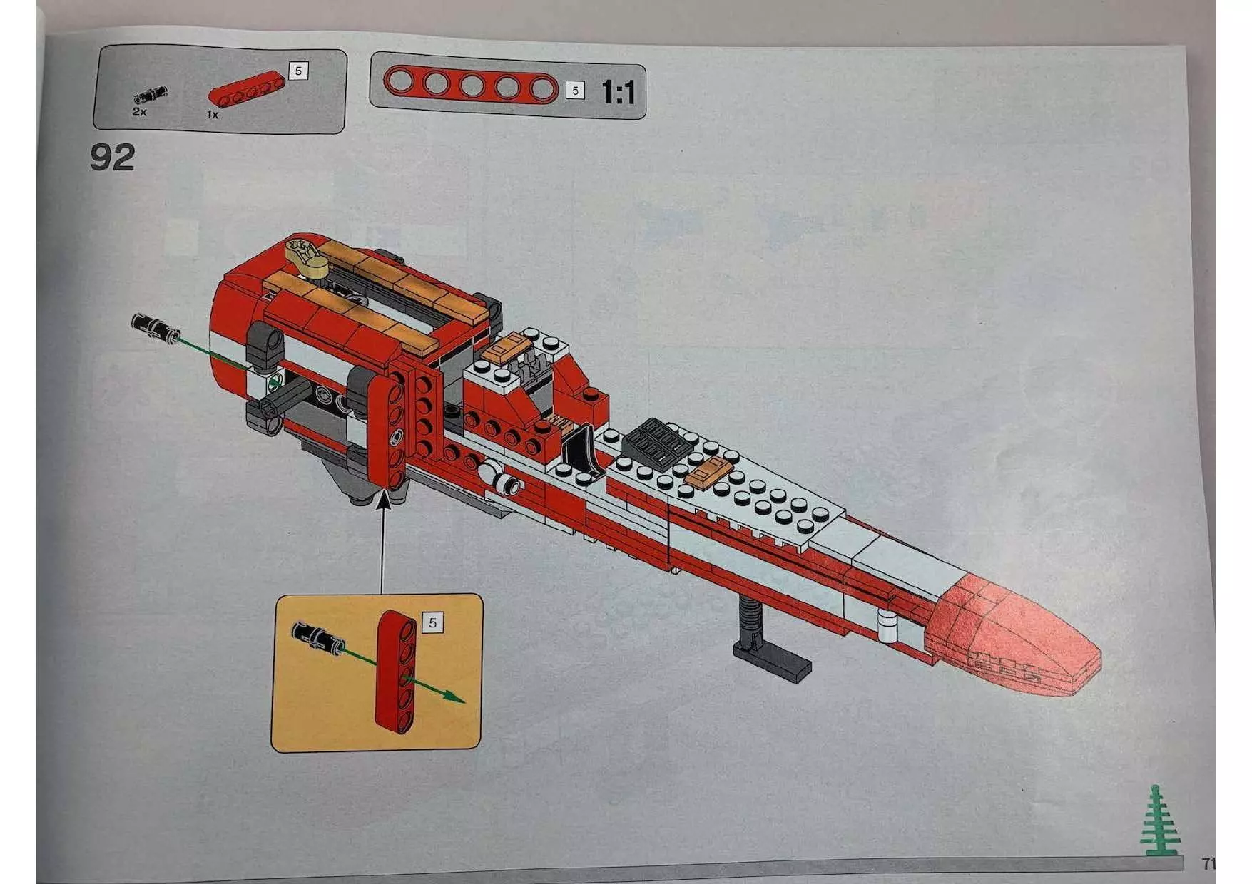 TwindBricks3D - 4002019 Christmas X-Wing 3D print model_110