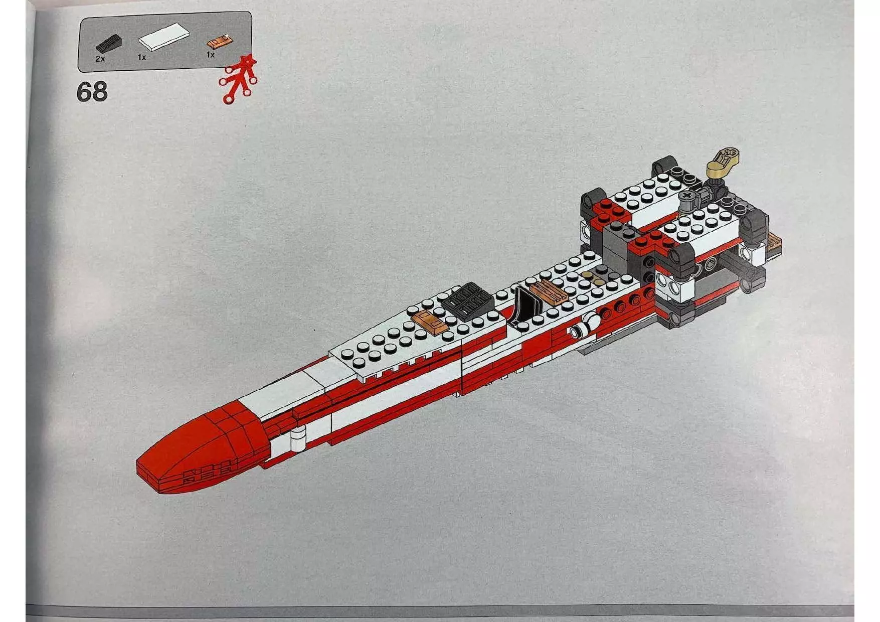 TwindBricks3D - 4002019 Christmas X-Wing 3D print model_35