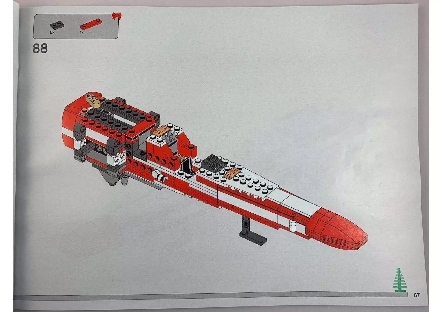 TwindBricks3D - 4002019 Christmas X-Wing 3D print model_120