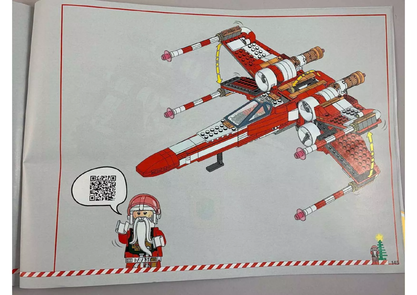TwindBricks3D - 4002019 Christmas X-Wing 3D print model_5