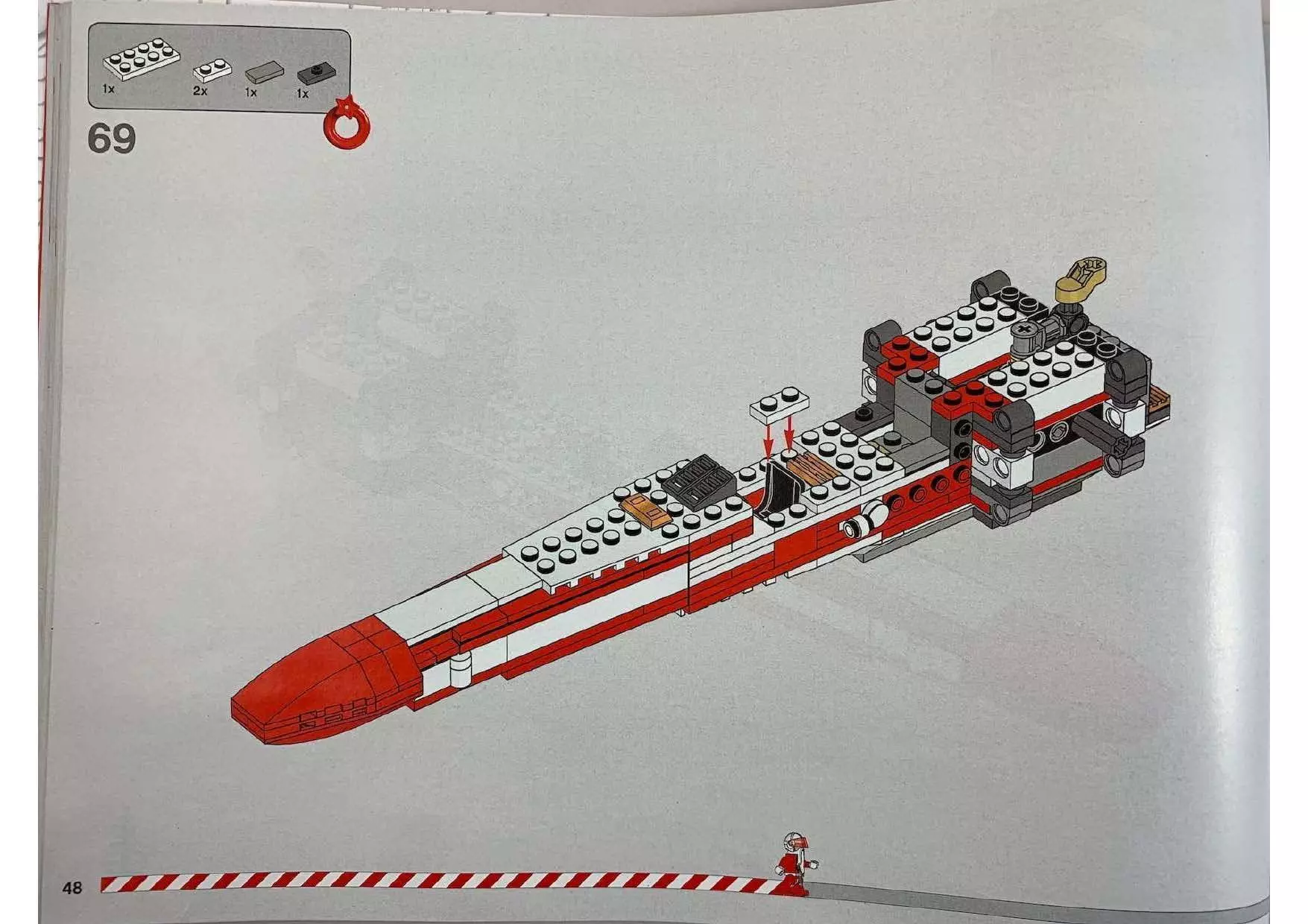 TwindBricks3D - 4002019 Christmas X-Wing 3D print model_34