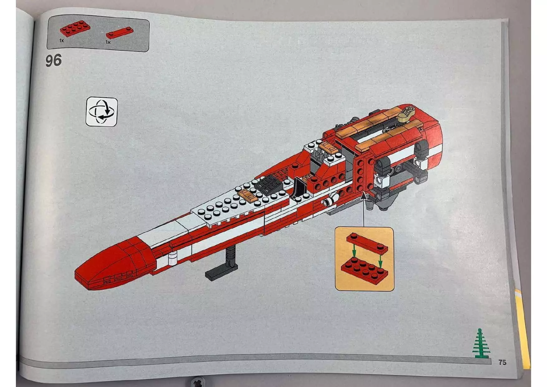 TwindBricks3D - 4002019 Christmas X-Wing 3D print model_122