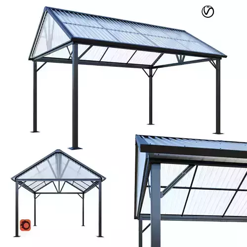 Teramo Garden Point Canopy 3D model
