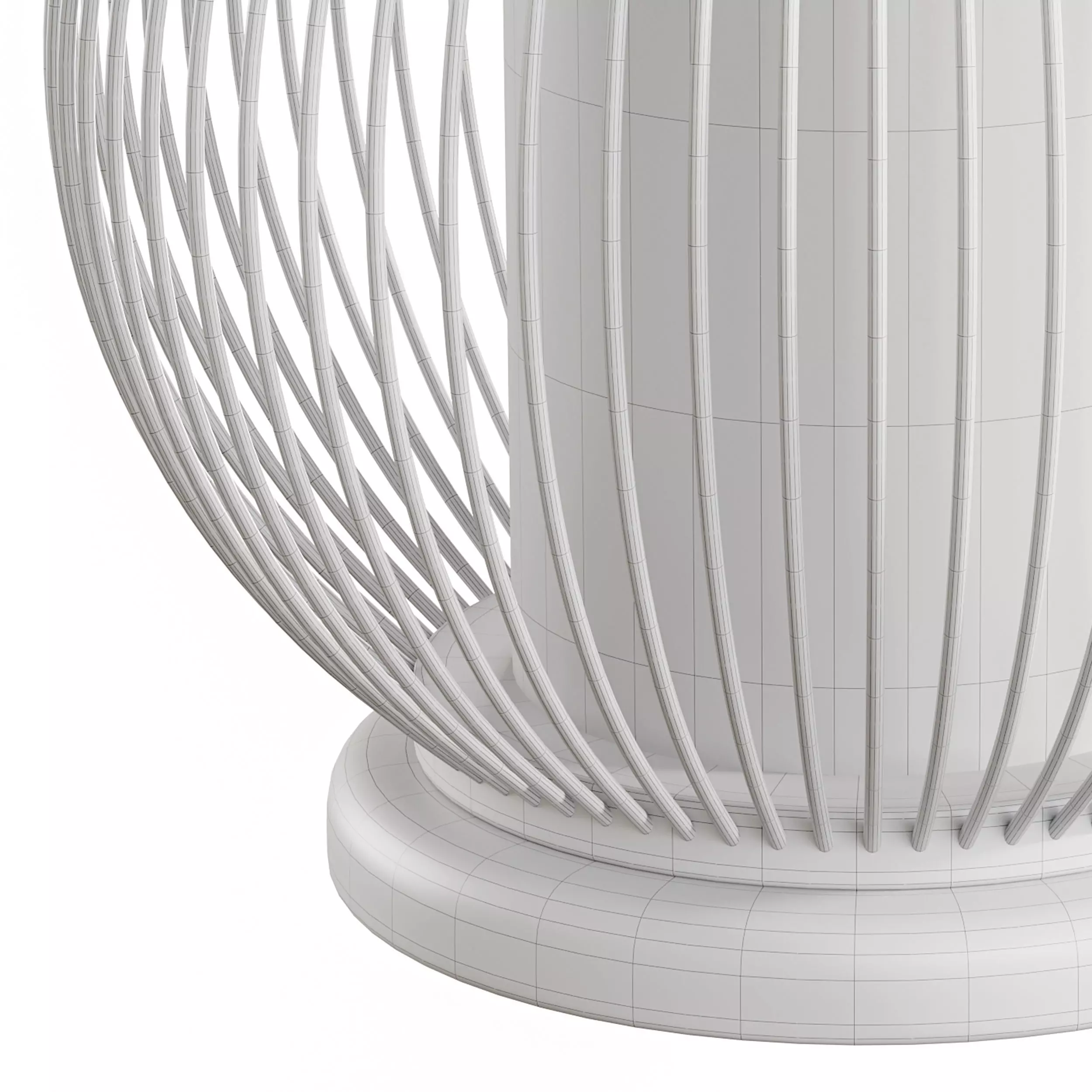 Bamboo Desk Lamp 3D model_12