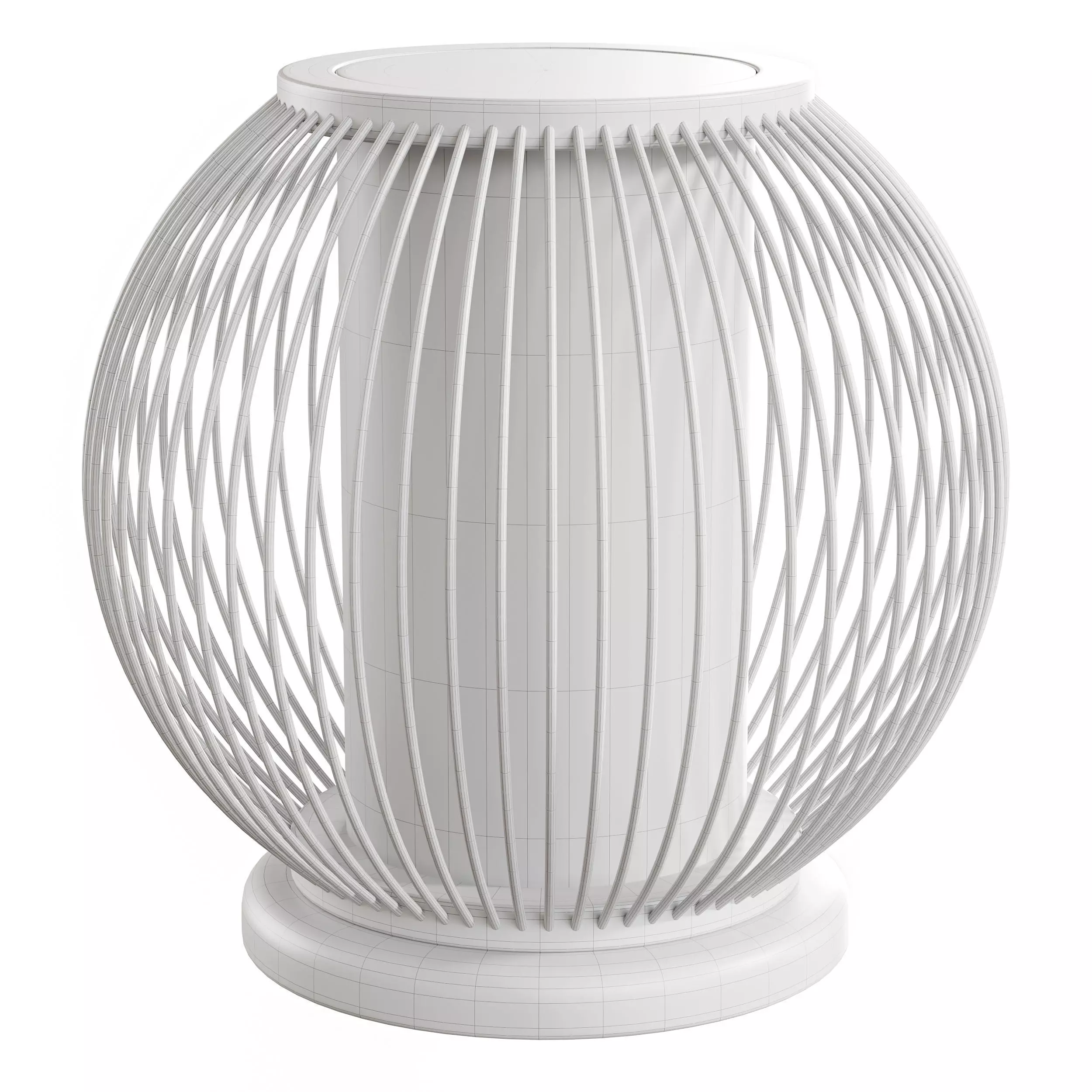 Bamboo Desk Lamp 3D model_11