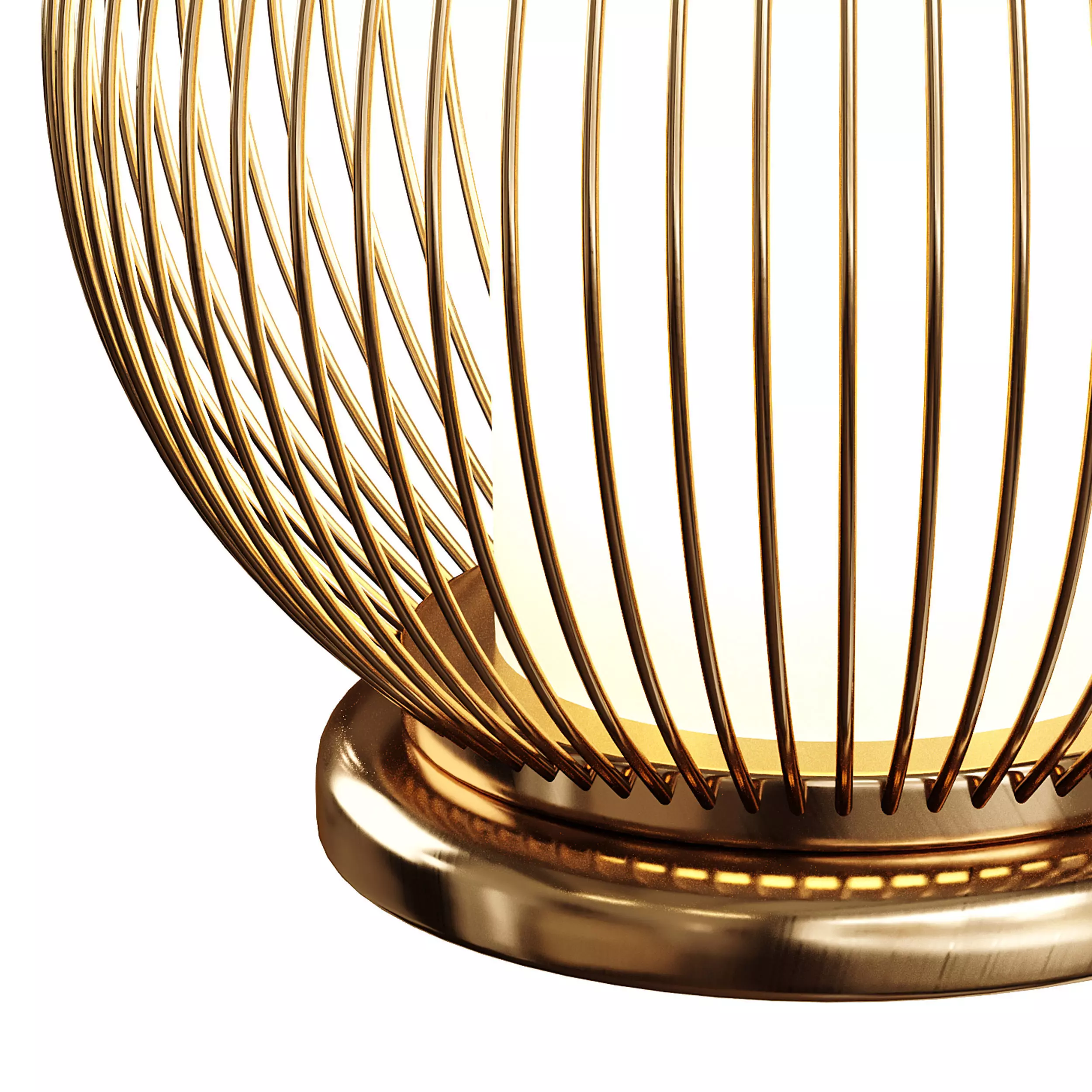 Bamboo Desk Lamp 3D model_9