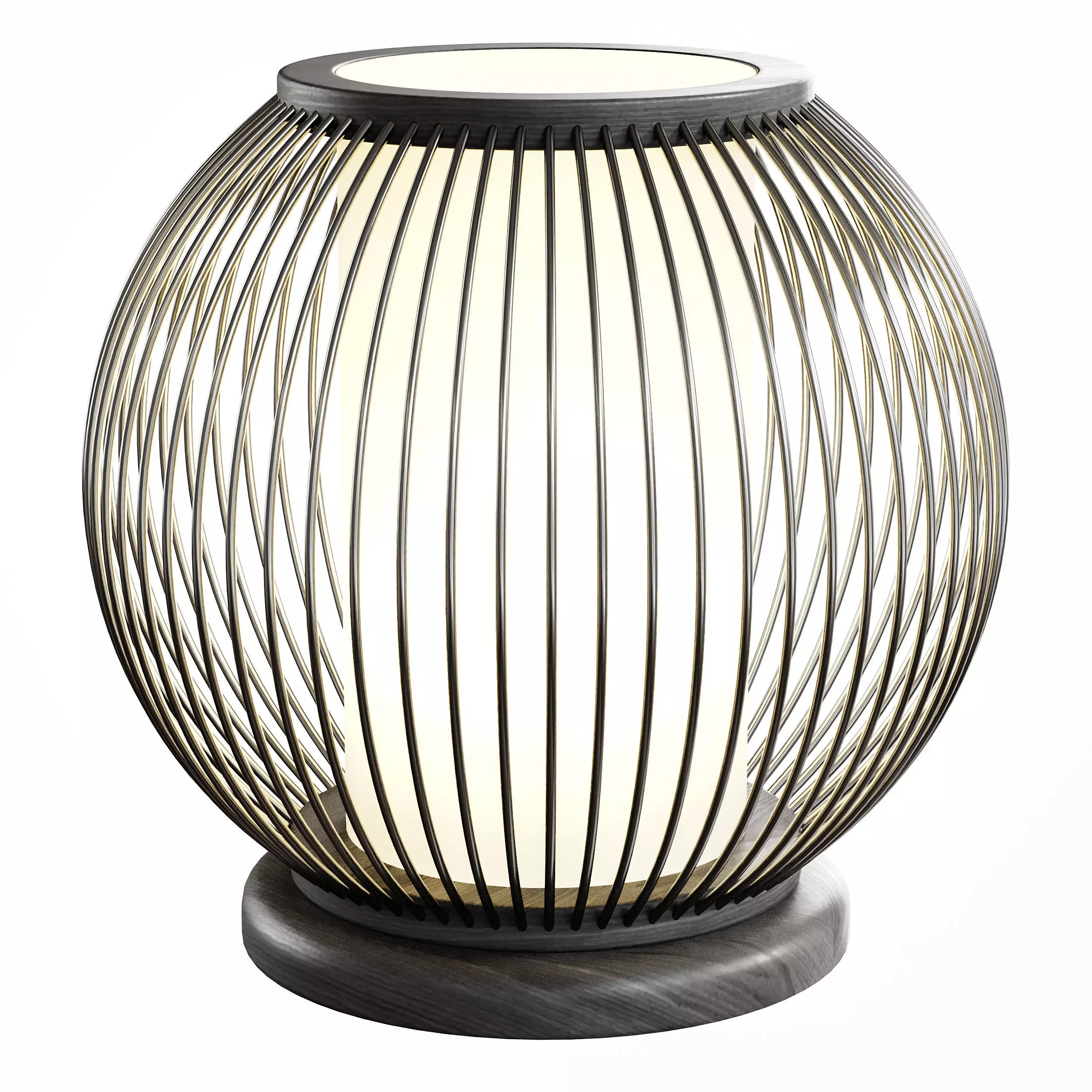 Bamboo Desk Lamp 3D model_3