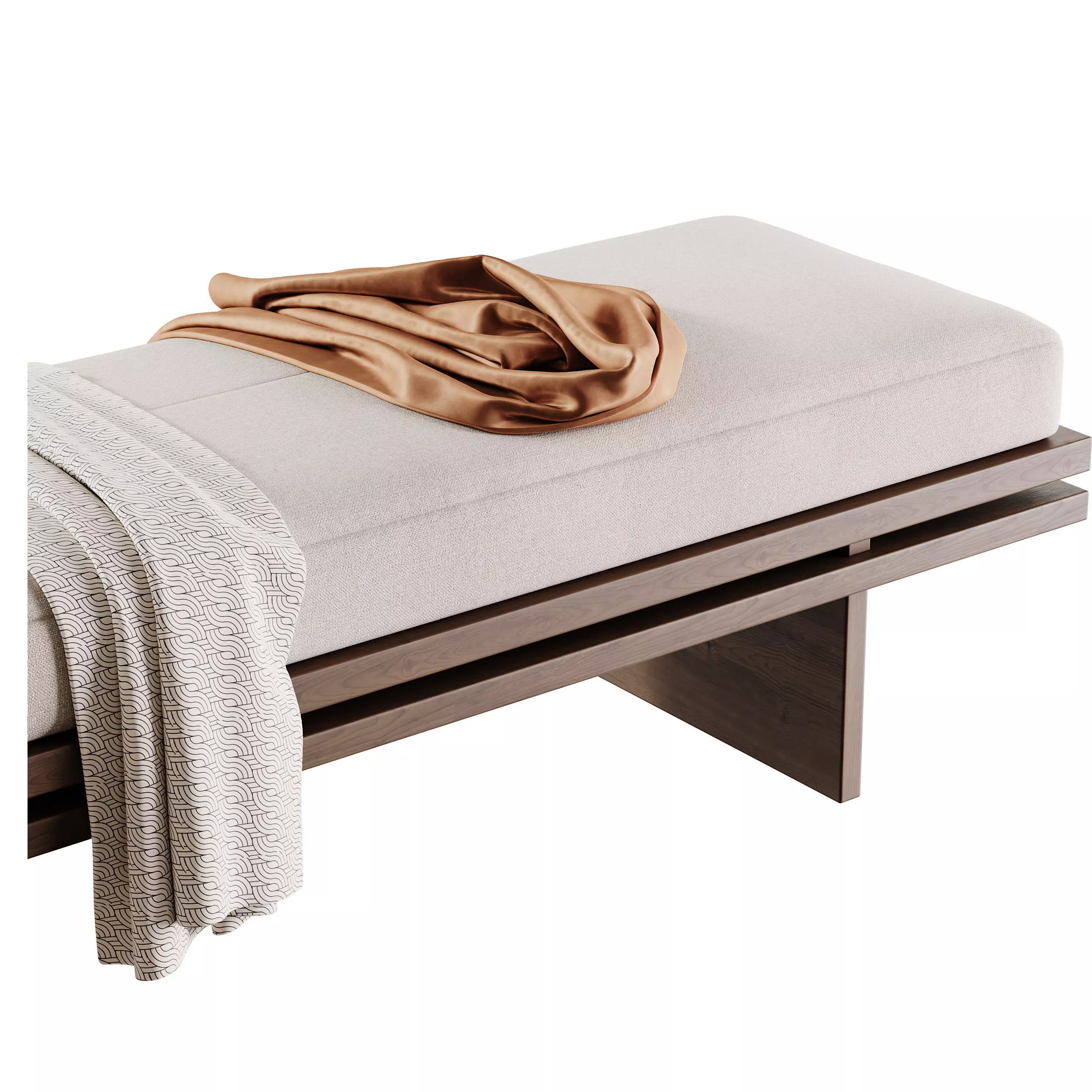 Bench Edo 3D model_10