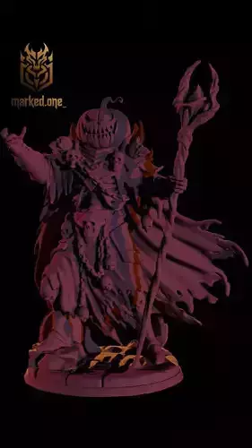 The Pumpkin Lord 3D print model The Pumpkin Lord 3D print model