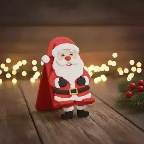 Santa Claus phone stand 3D print model