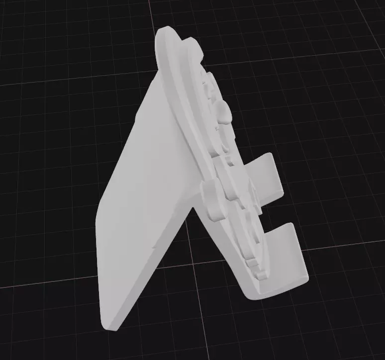 Santa Claus phone stand 3D print model_6