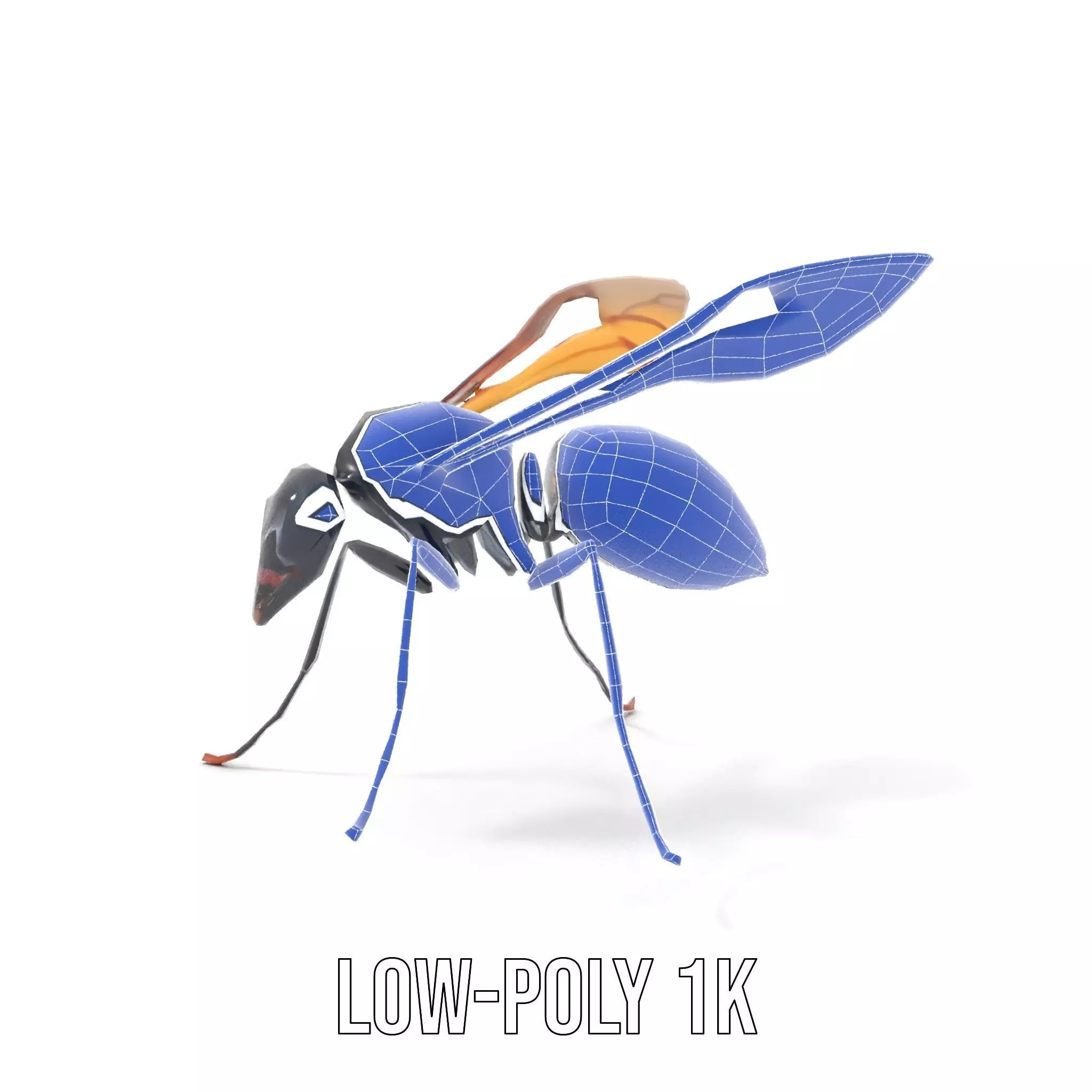 Mechanical Insect model pack Low-poly 3D model_25