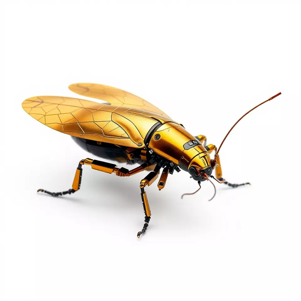 Golden Robo Beetle model pack Low-poly 3D model_2