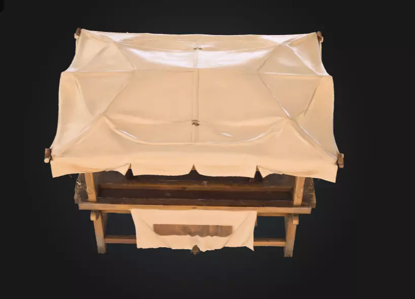 Market Stall Display Low-poly 3D model_8