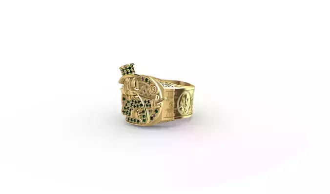 MC Duck ring - Anillo Mc Pato 3D print model
