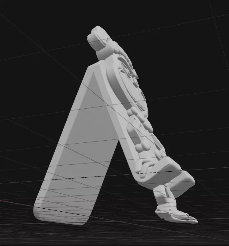 Grinchy Phone Stand 3D print model_7