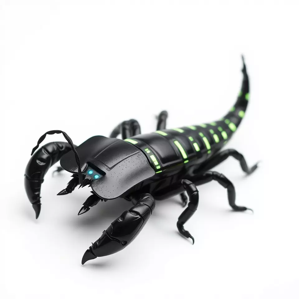 Cyber Scorpion Neon model pack Low-poly 3D model_2